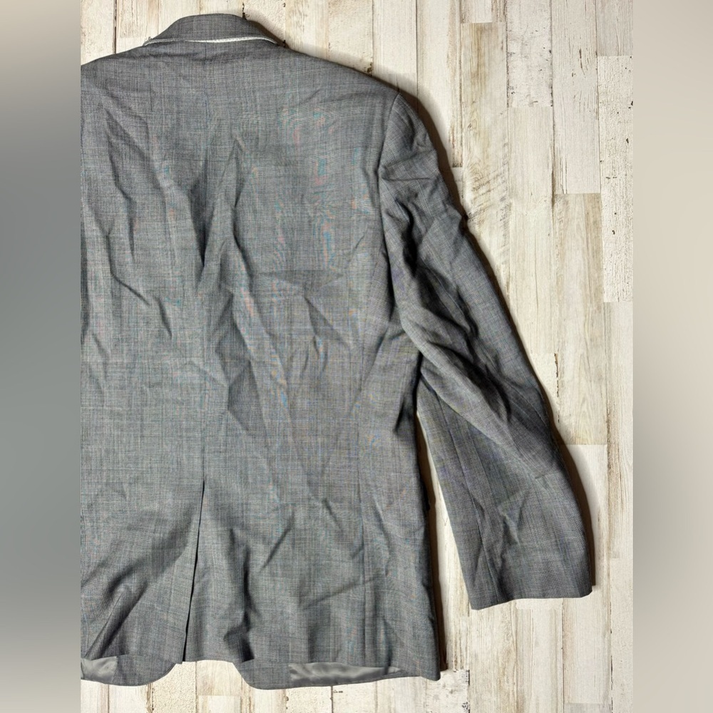 Lauren Ralph Lauren Blazer Jacket Men's 42R Gray Classic Checked - Picture 7 of 10